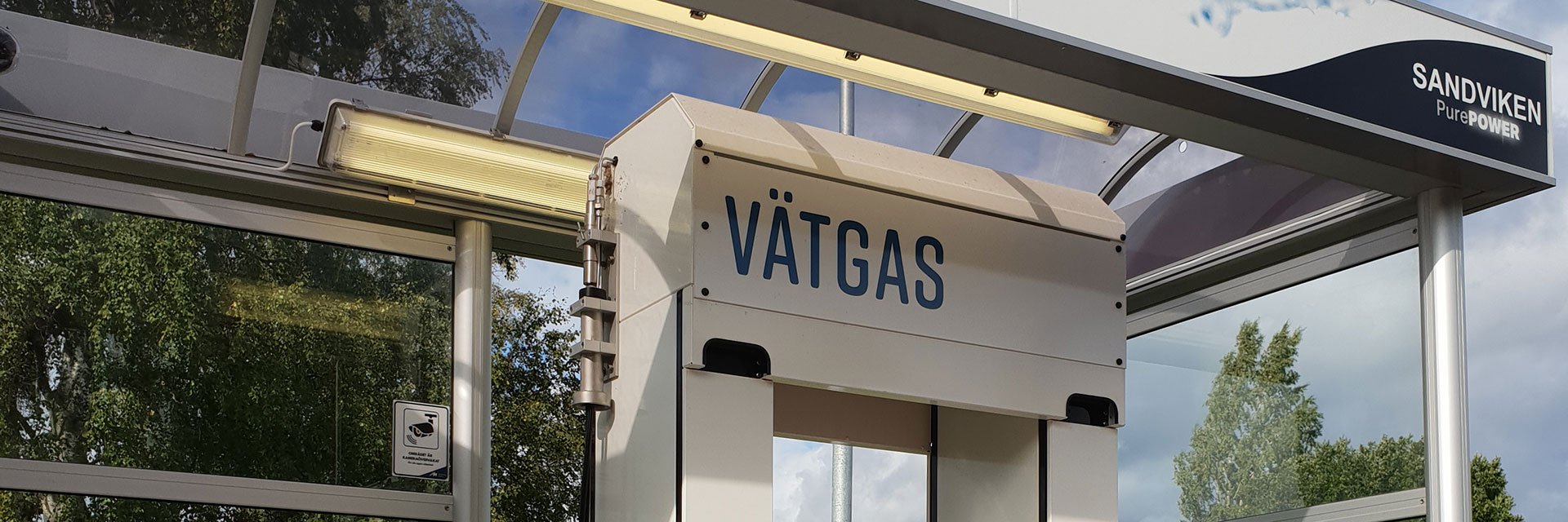 Fotograf: Energigas Sverige Vätgastankstation