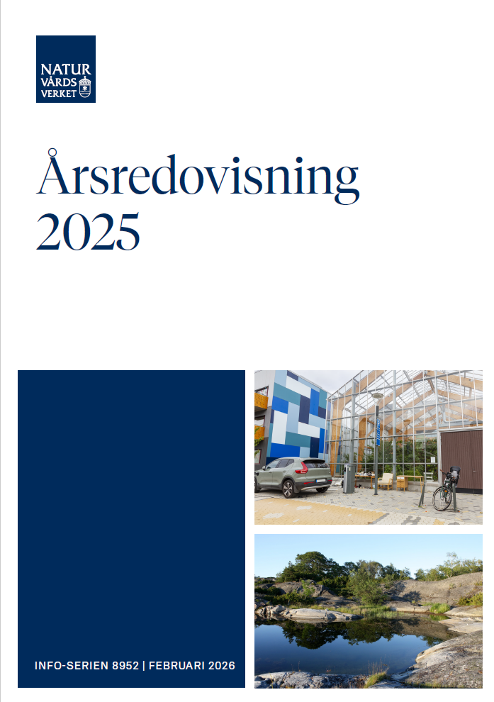 Omslag till Naturvårdsverkets årsredovisning 2025