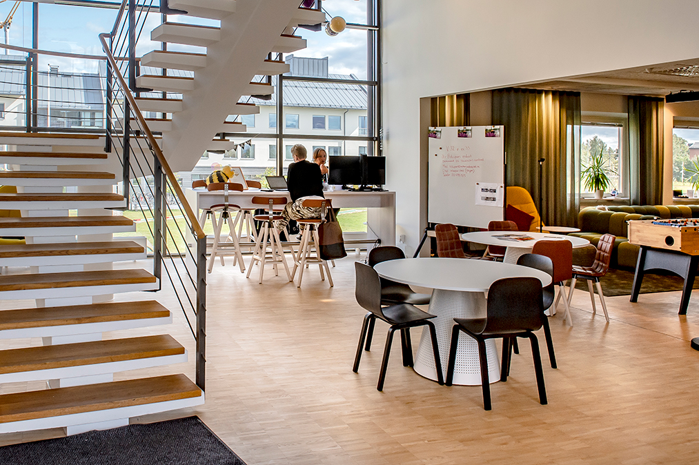 Fotograf: Naturvårdsverket Entré och trapphus i naturvårdsverkets kontor i Östersund.