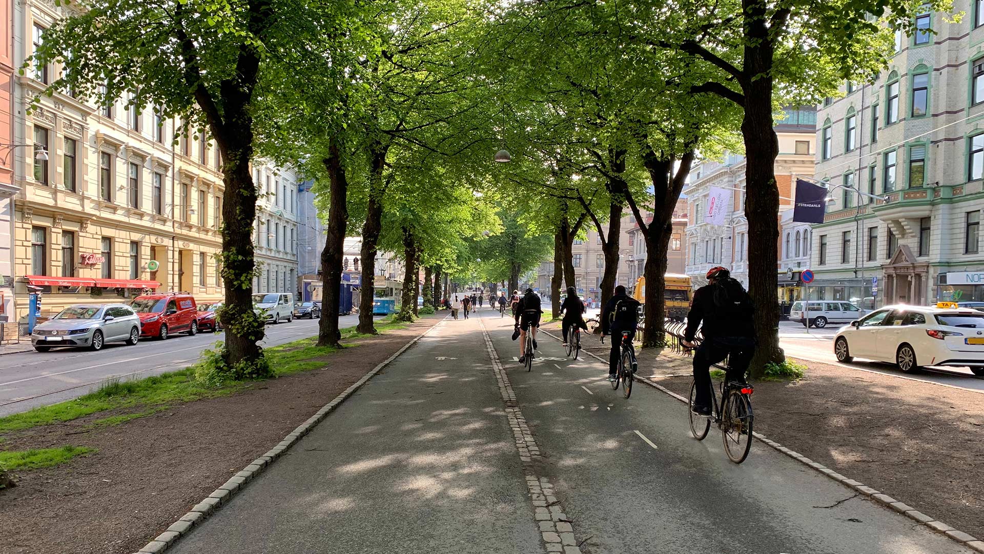 Cyklister i Göteborg