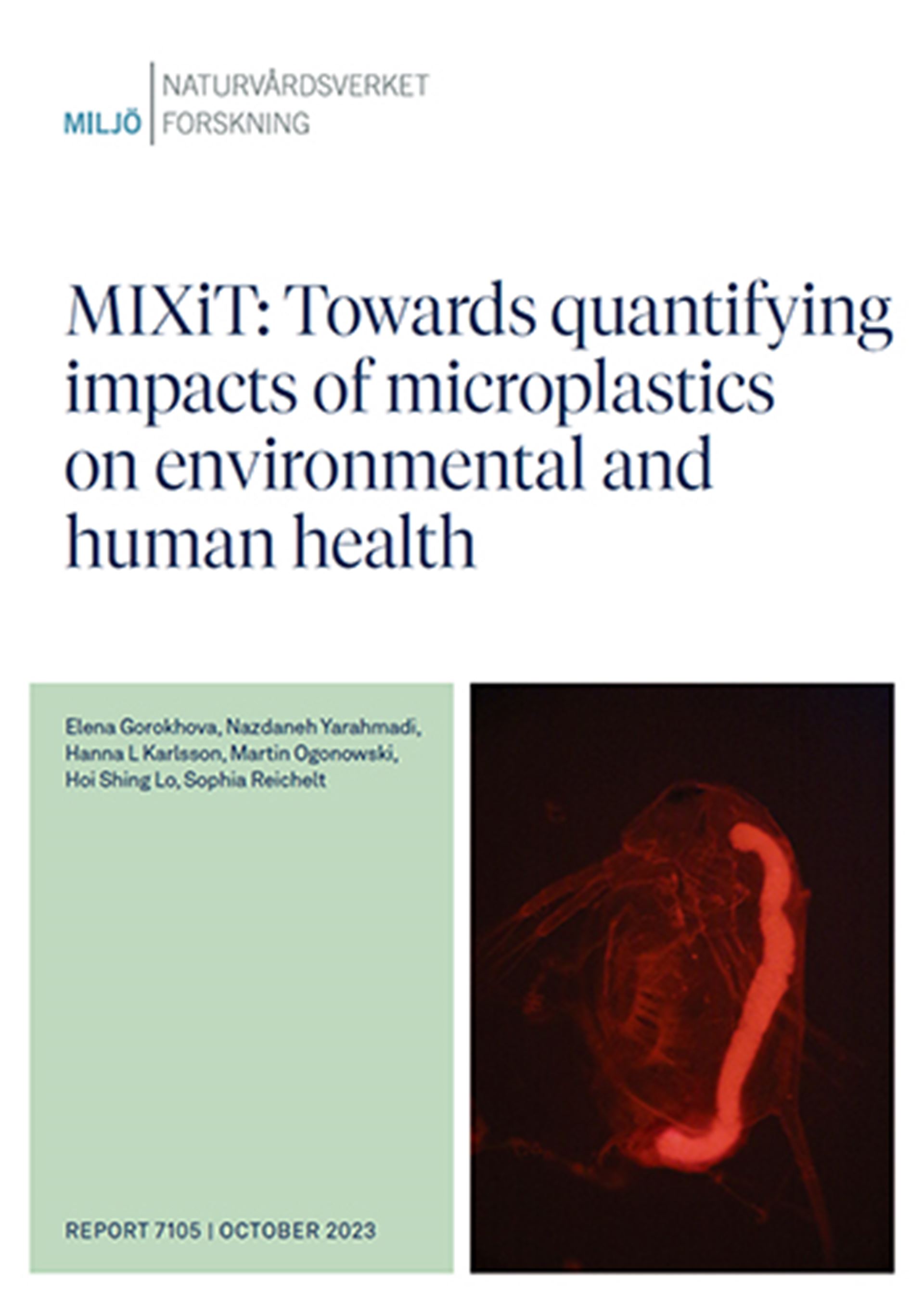 MIXiT: Towards quantifying impacts of microplastics on environmental ...