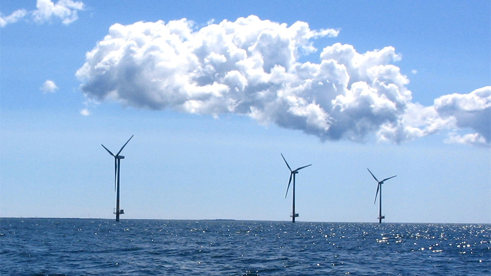 Fotograf: Marcus C Öhman. Havsbaserad vindkraft.