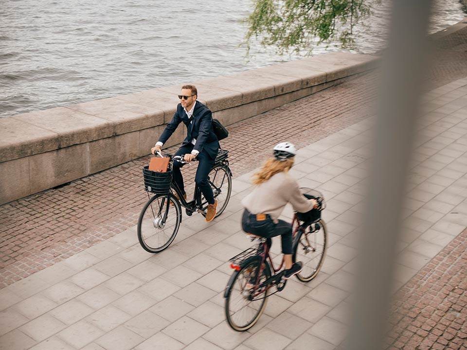 Två cyklister